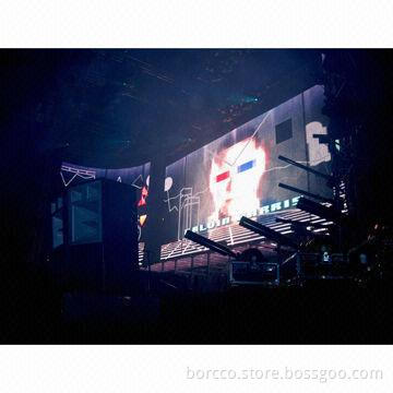Full-color Outdoor Video Wall LED Curtain Screen Display with IP65 Protection Level